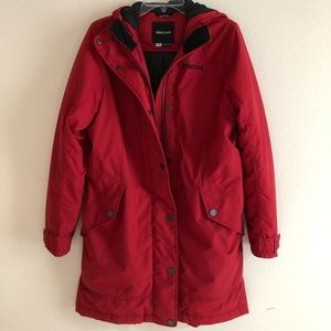 Marmot Long Coat in Red